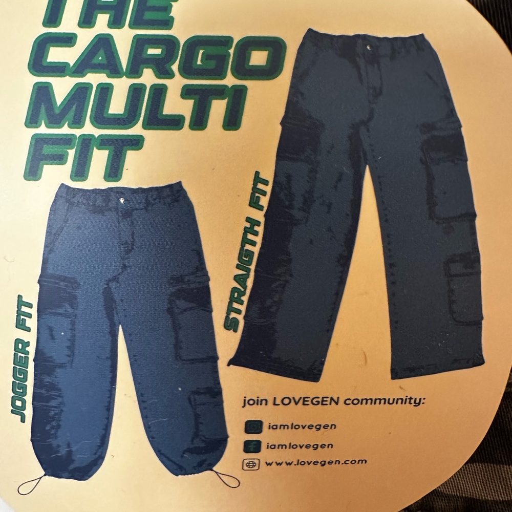 LoveGen Utility Parachute Jogger in Camouflage size 16 new with tags - Picture 7 of 11